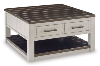 Darborn Gray/Brown Lift-Top Coffee Table