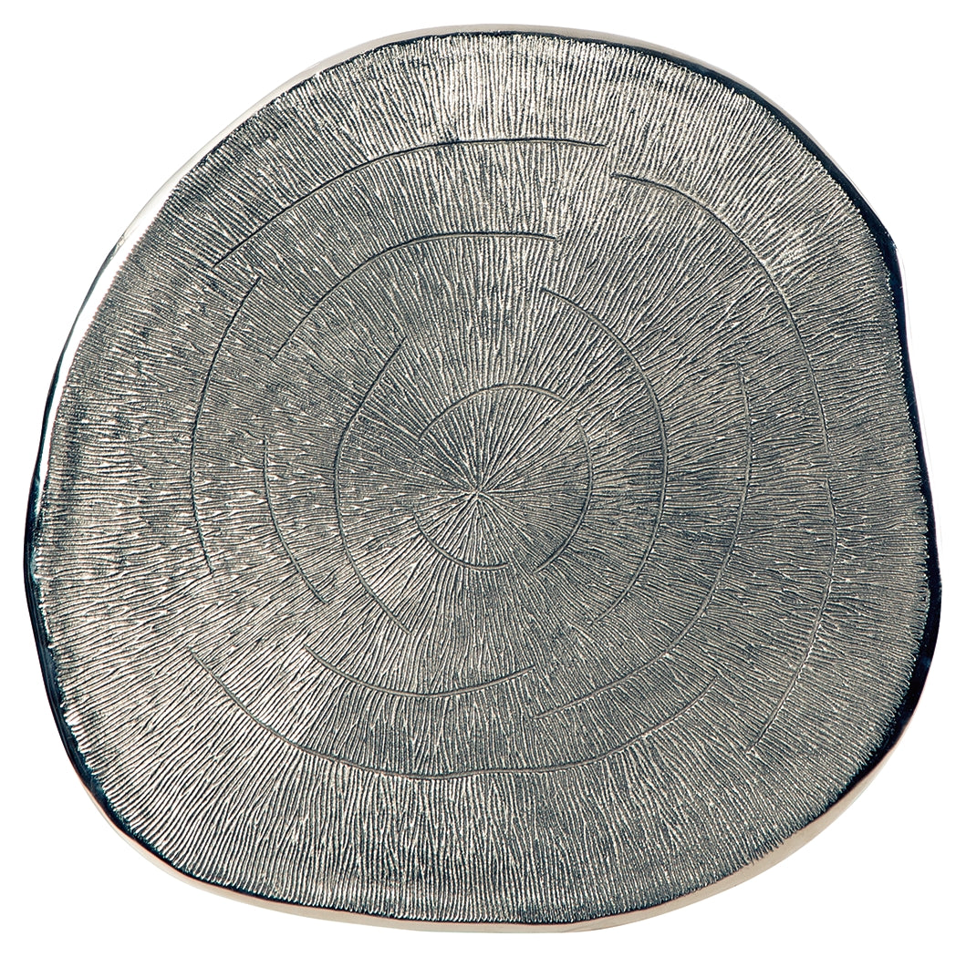 Laverford Chrome/Black End Table