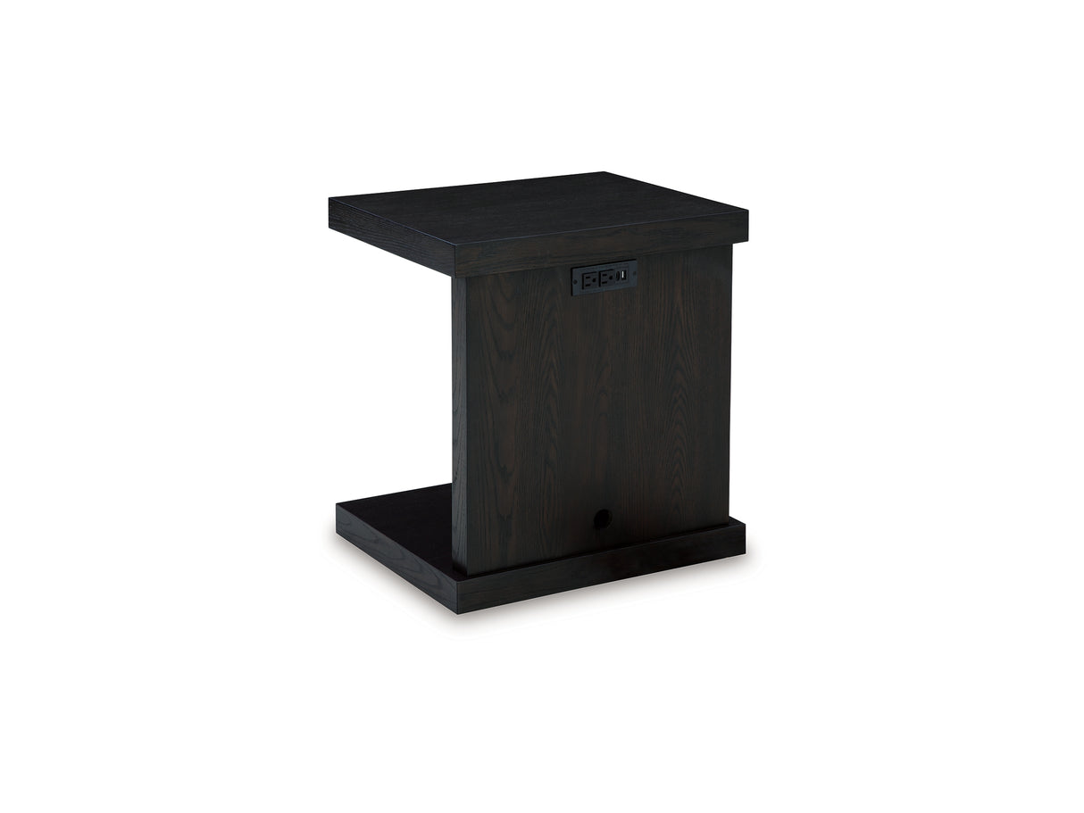 Kocomore Brown/Natural Coffee Table And 2 Chairside End Tables