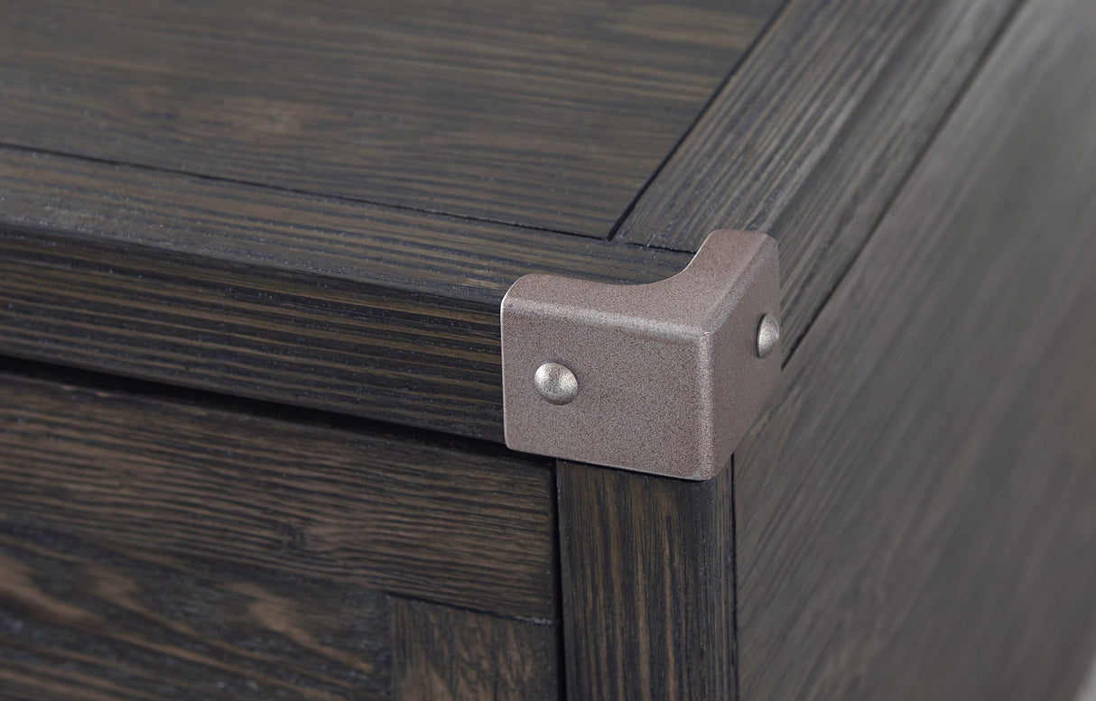 Todoe Dark Gray Coffee Table With Lift Top