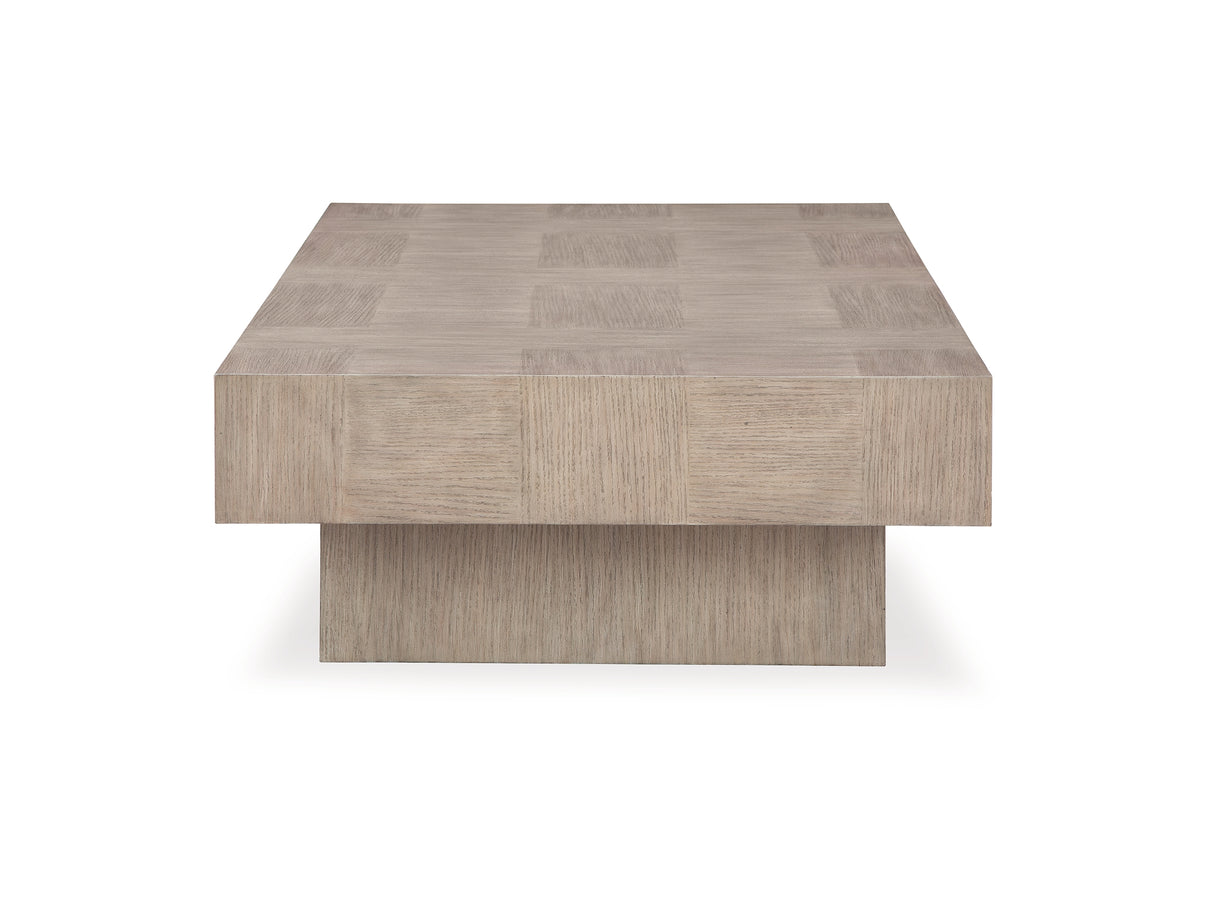 Jorlaina Light Grayish Brown Coffee Table And 2 End Tables