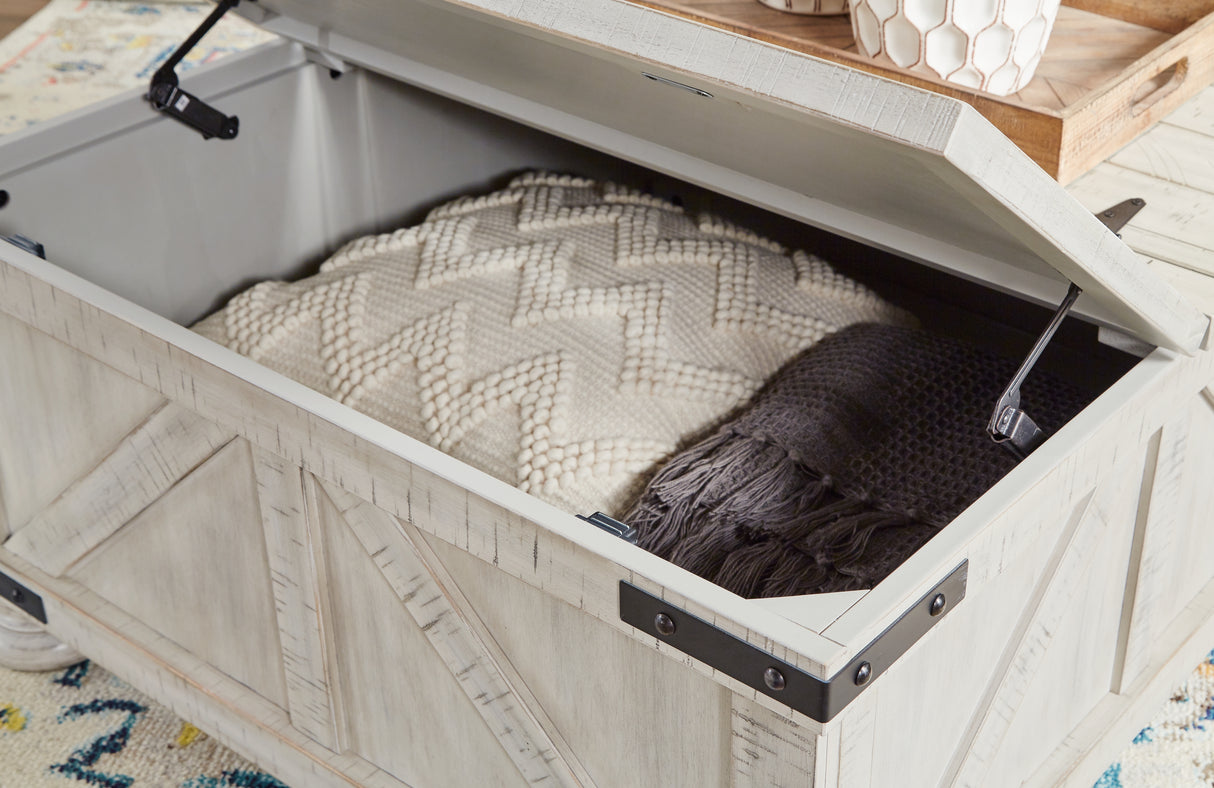 Carynhurst Whitewash Coffee Table