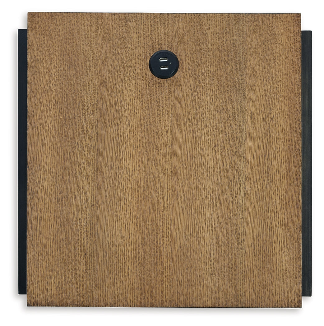 Fridley Brown/Black End Table