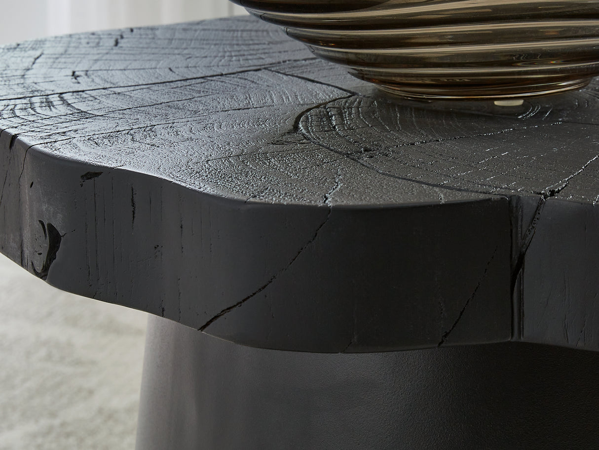 Wimbell Black Coffee Table And 2 End Tables