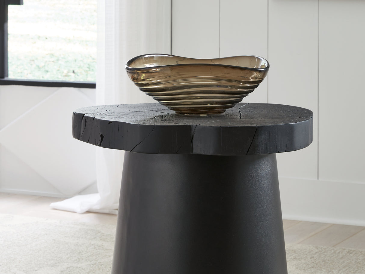 Wimbell Black Coffee Table And 2 End Tables