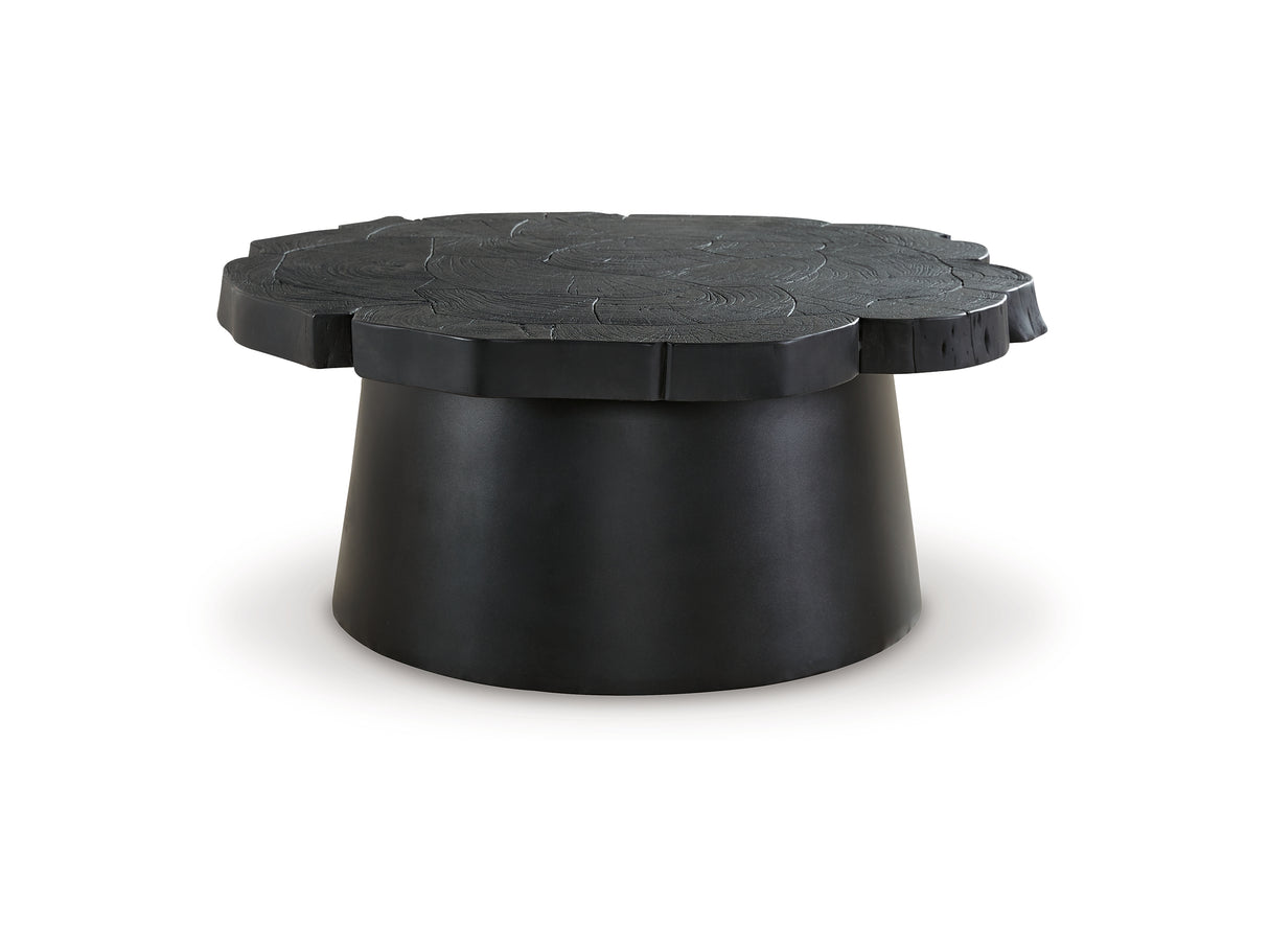 Wimbell Black Coffee Table And 2 End Tables