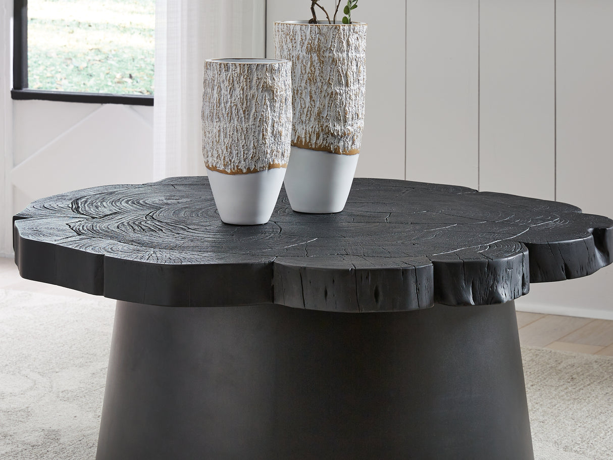 Wimbell Black Coffee Table And 2 End Tables