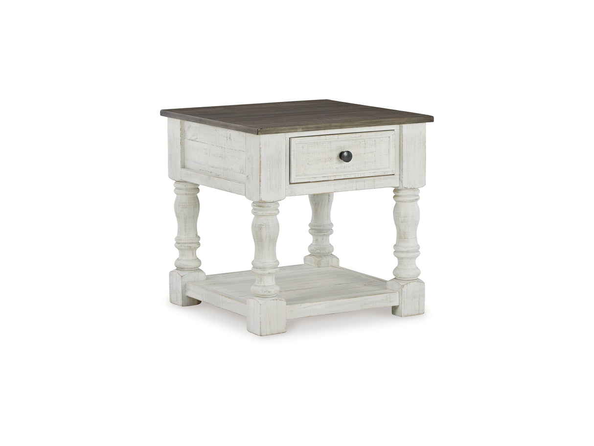 Havalance White/Gray Lift Top Coffee Table And 2 End Tables