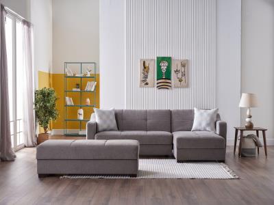 Tahoe Sectional (Verderio Dark Gray)