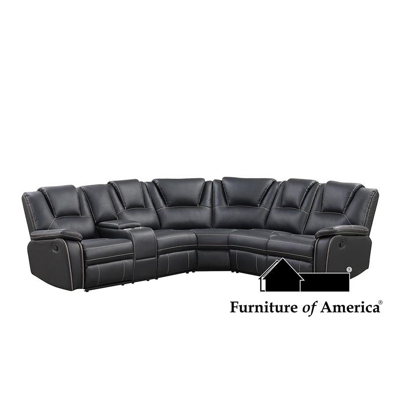 NX6016BK-SECT Black Sectional