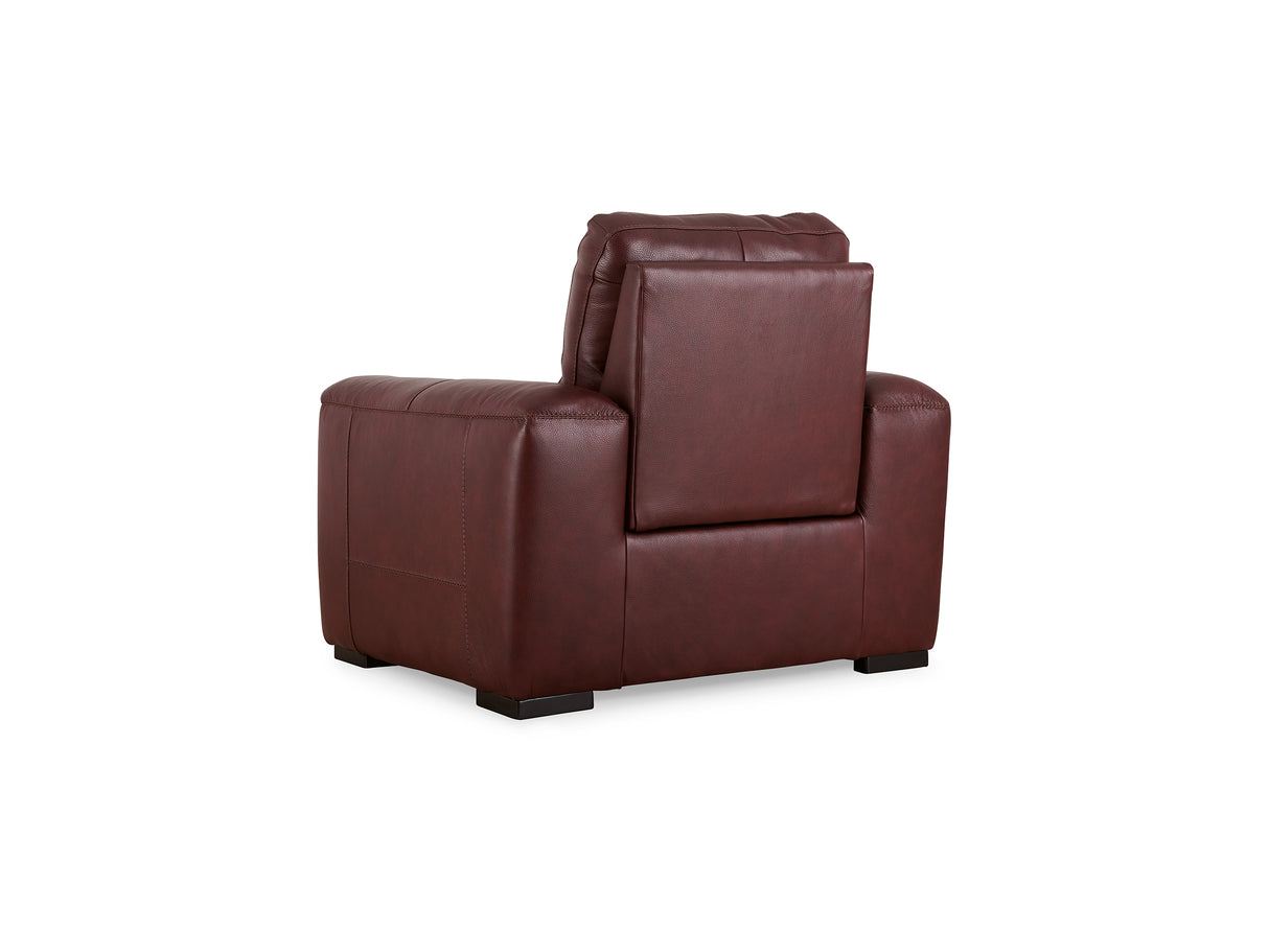 Alessandro Garnet Power Reclining Sofa, Loveseat And Recliner