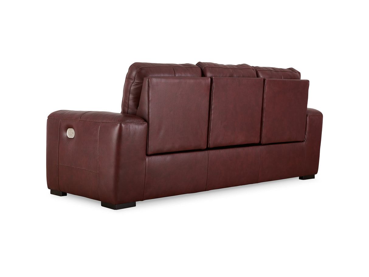 Alessandro Garnet Power Reclining Sofa, Loveseat And Recliner
