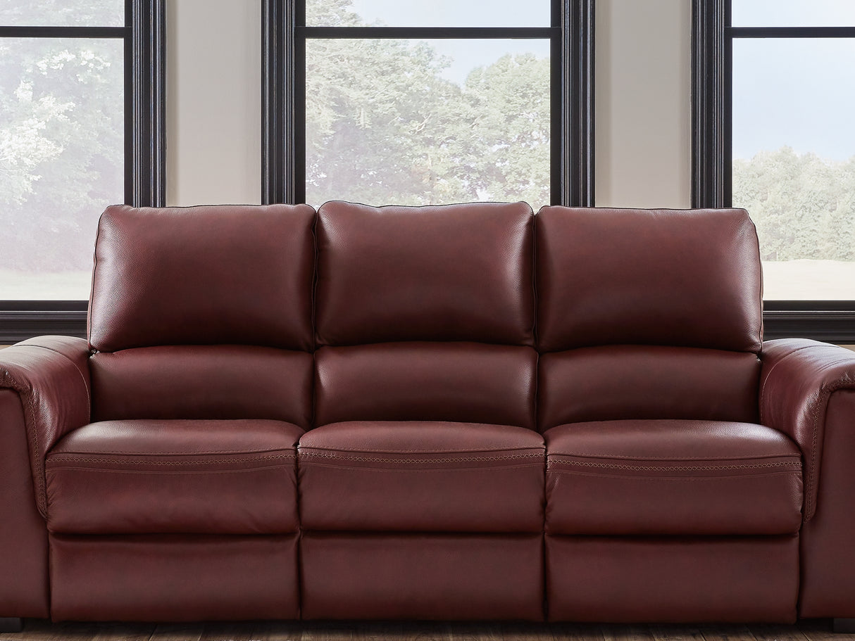 Alessandro Garnet Power Reclining Sofa, Loveseat And Recliner