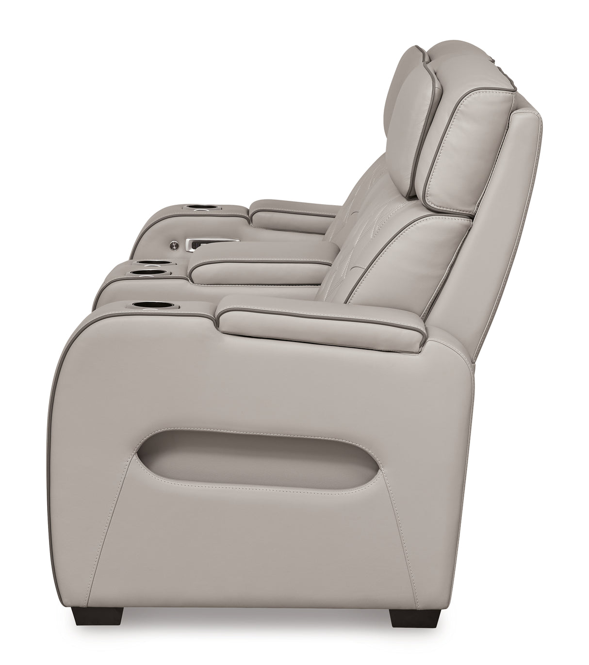 Boyington Caramel Power Reclining Loveseat With Console