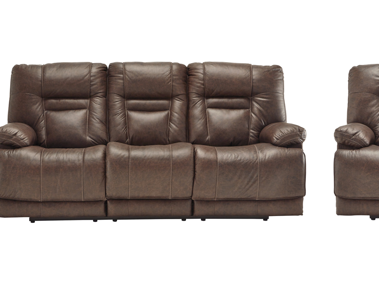 Wurstrow Umber Power Reclining Sofa, Loveseat And Recliner
