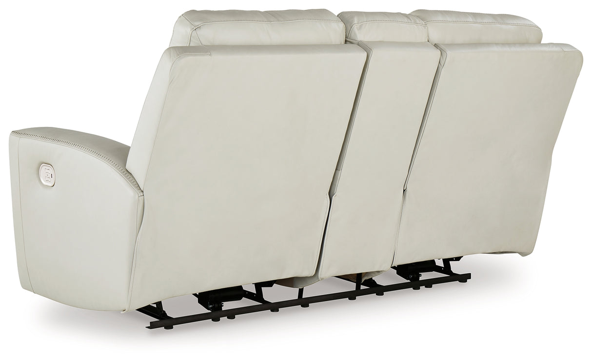 Mindanao Coconut Power Reclining Loveseat With Console