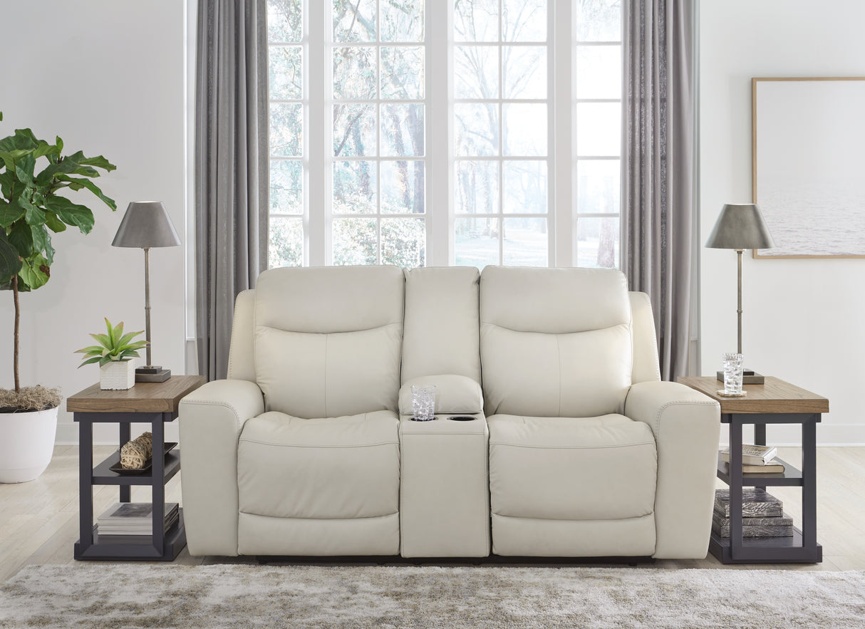 Mindanao Coconut Power Reclining Loveseat With Console