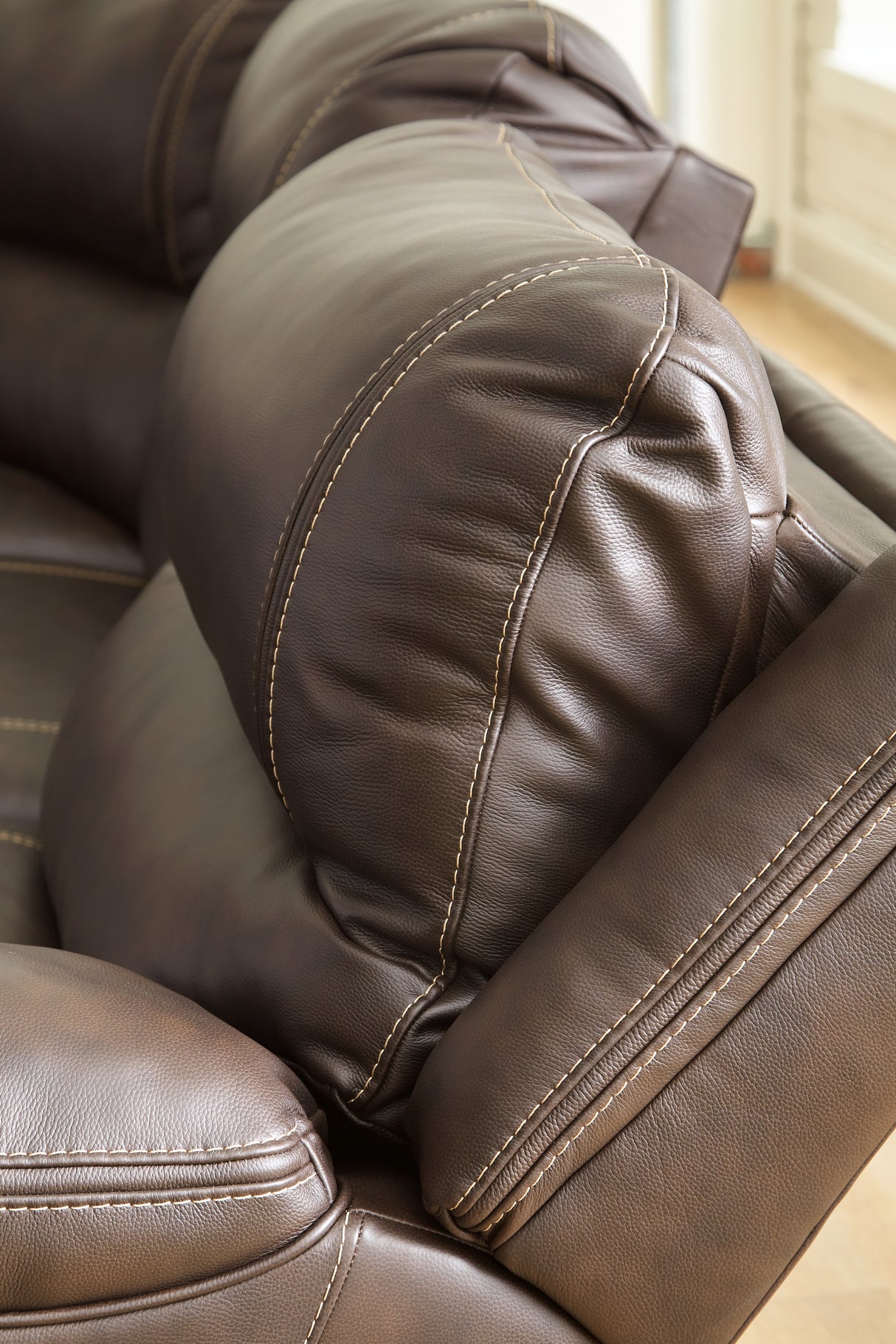 Dunleith Chocolate Power Recliner