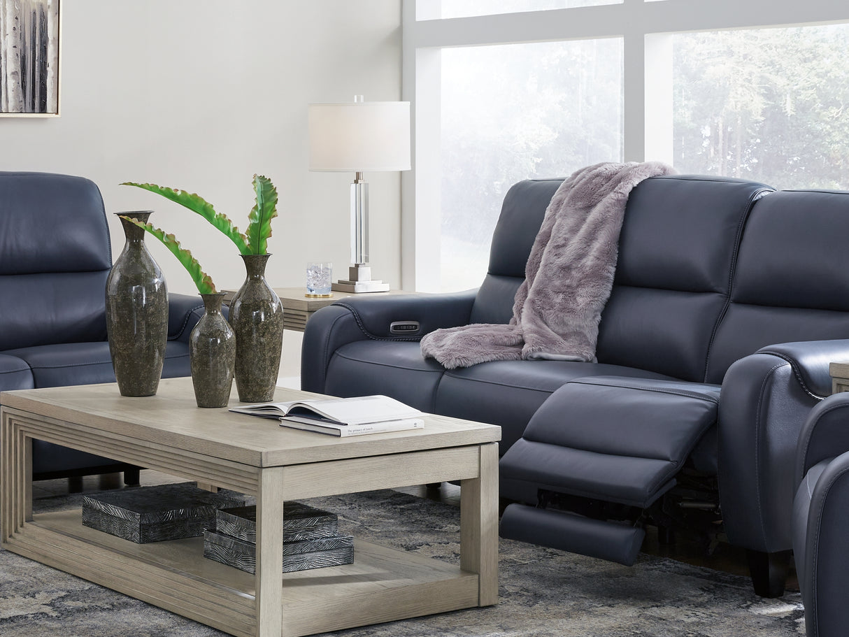 Mercomatic Ocean Power Reclining Sofa, Loveseat And Recliner