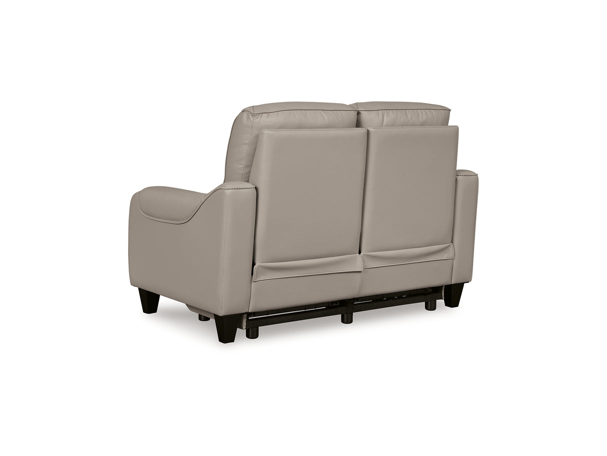 Mercomatic Gray Power Reclining Sofa, Loveseat And Recliner