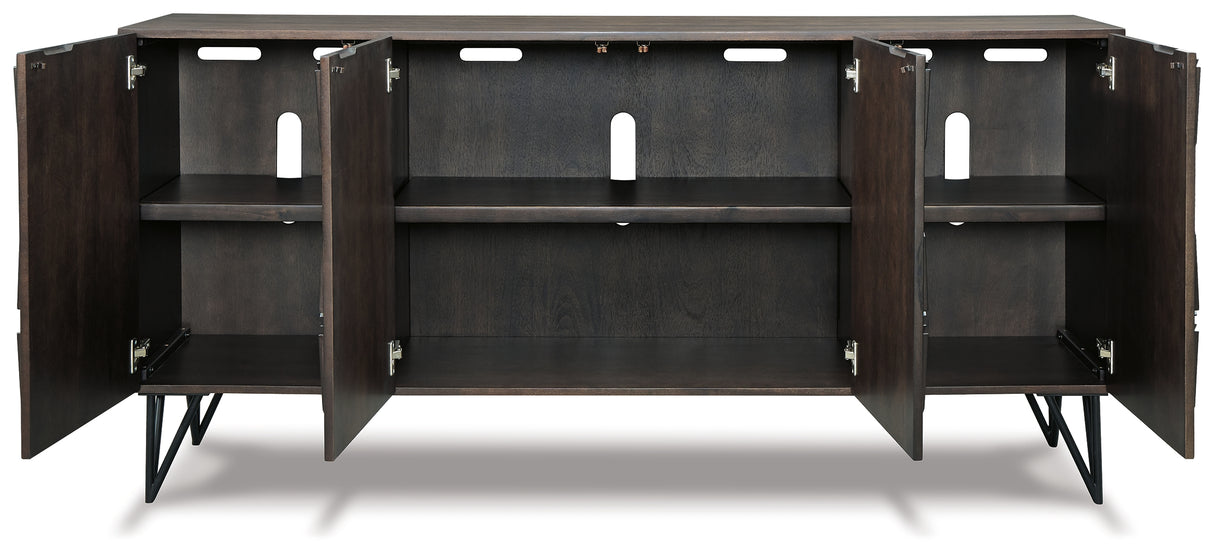 Chasinfield Dark Brown 72" Tv Stand