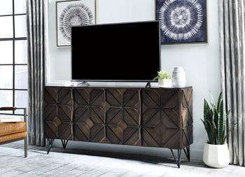 Chasinfield Dark Brown 72" Tv Stand