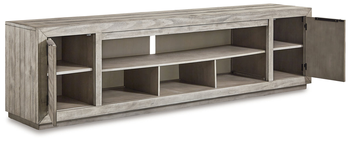 Naydell Gray 92" Tv Stand