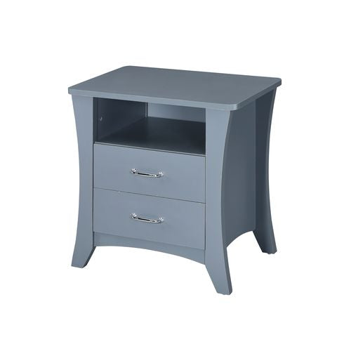 Colt Gray Finish Accent Table