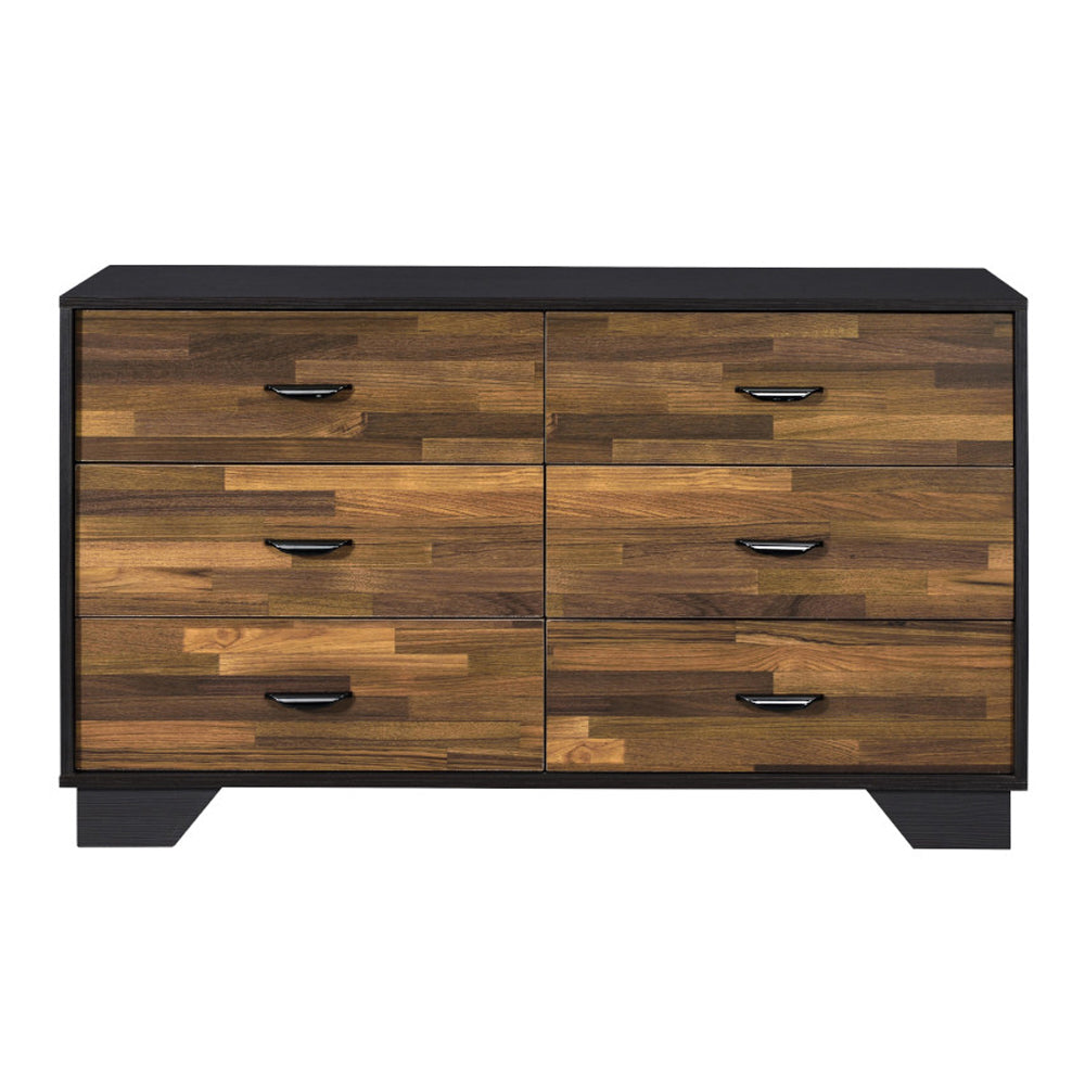 Eos Walnut & Black Finish Dresser