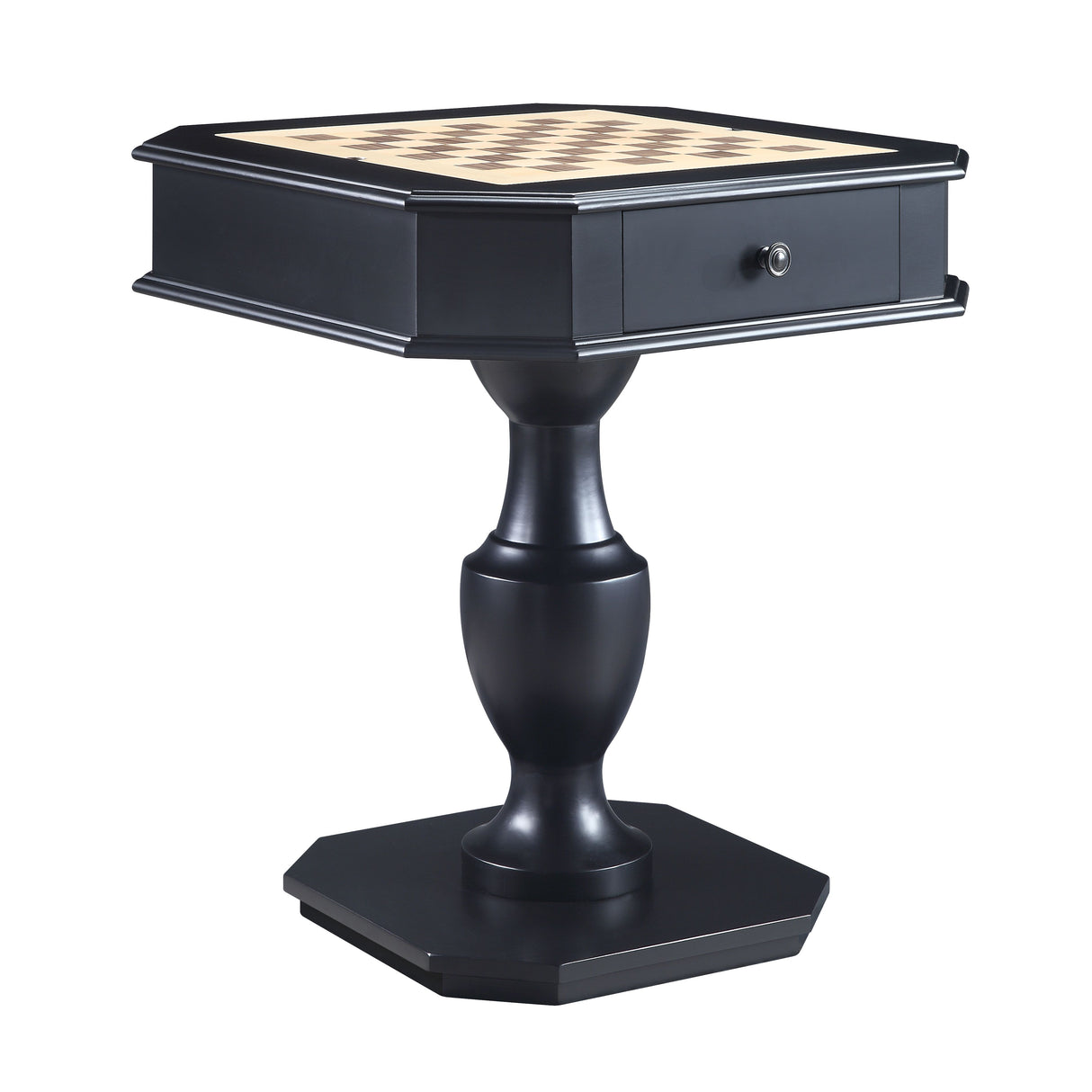 Galini Black Finish Gaming Table