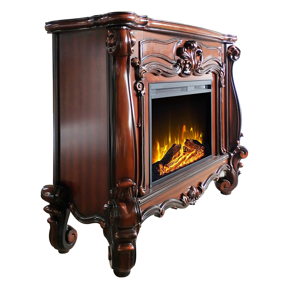 Versailles Cherry Oak Finish Fireplace