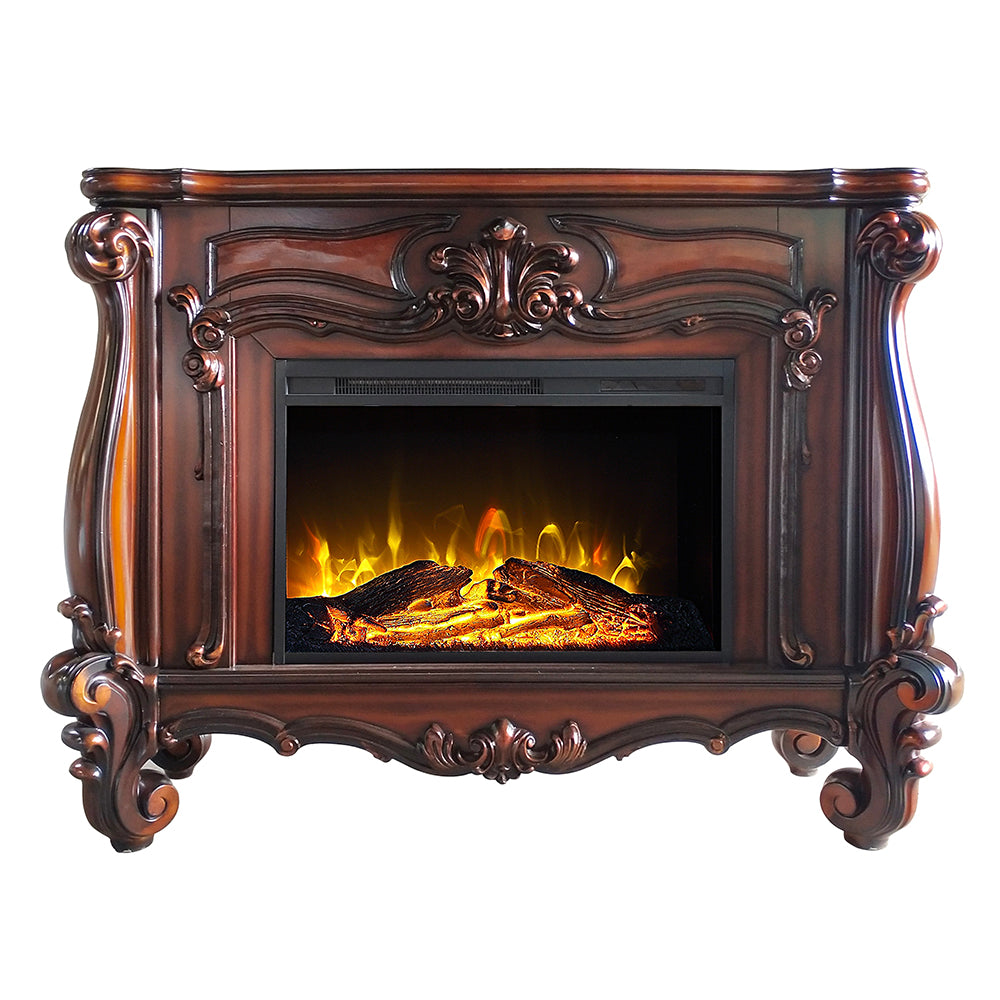 Versailles Cherry Oak Finish Fireplace