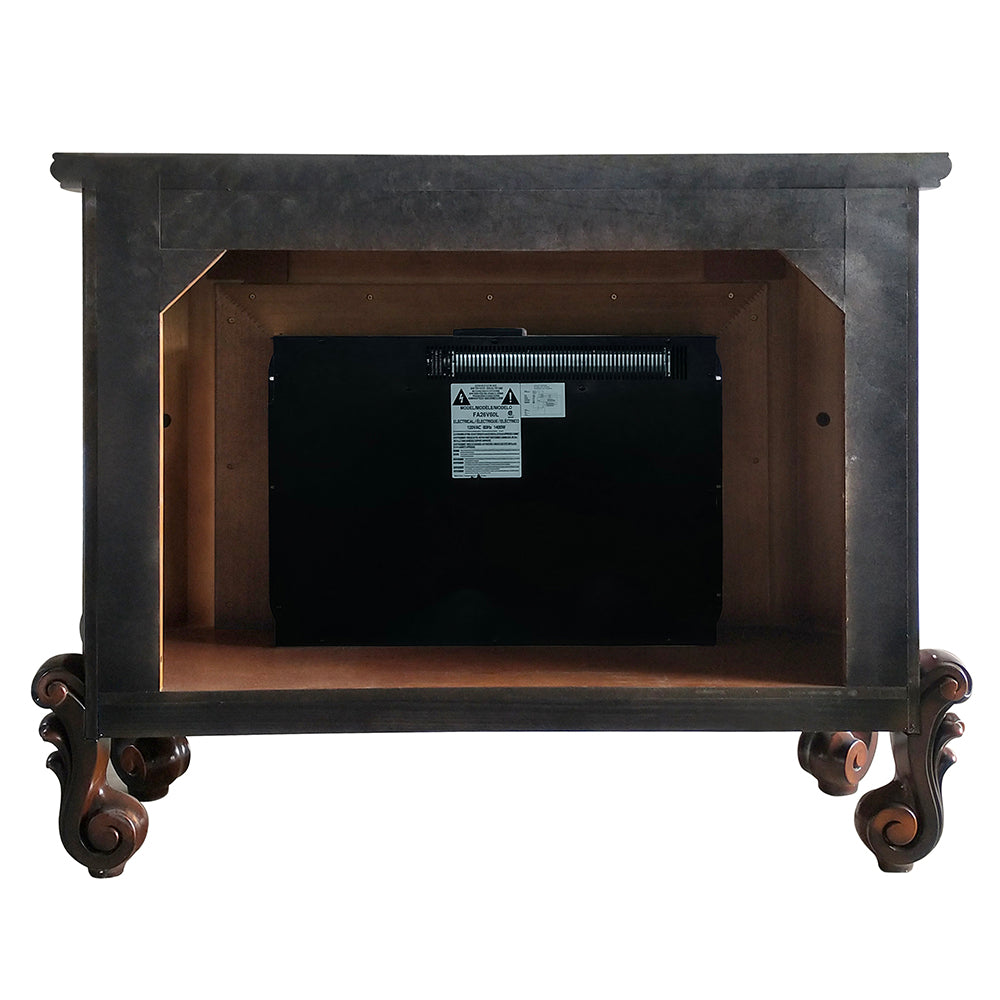 Versailles Cherry Oak Finish Fireplace