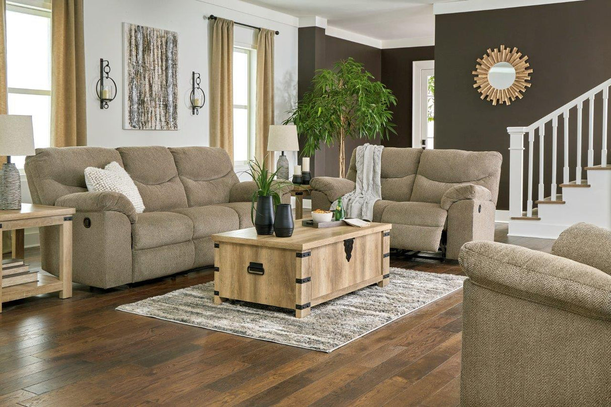 Alphons Reclining Living Room Set In Briar