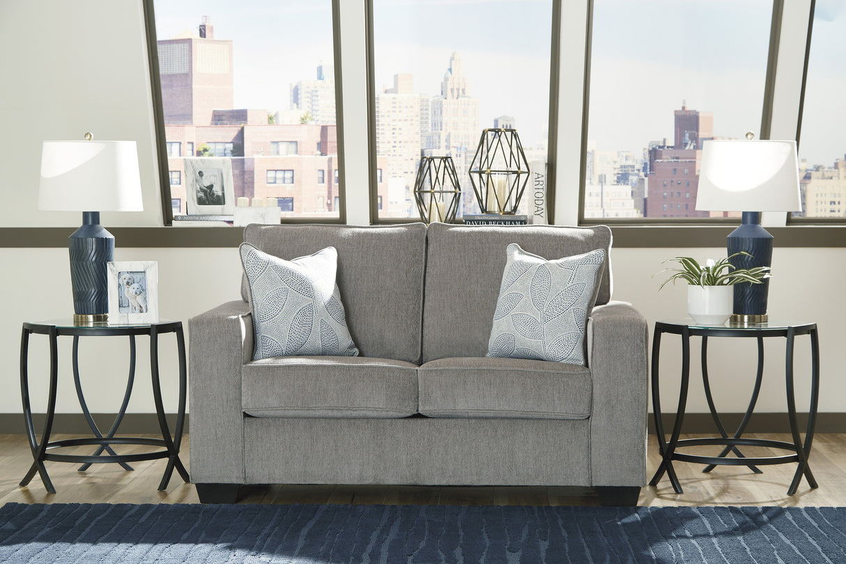 Altari Living Room Set In Alloy