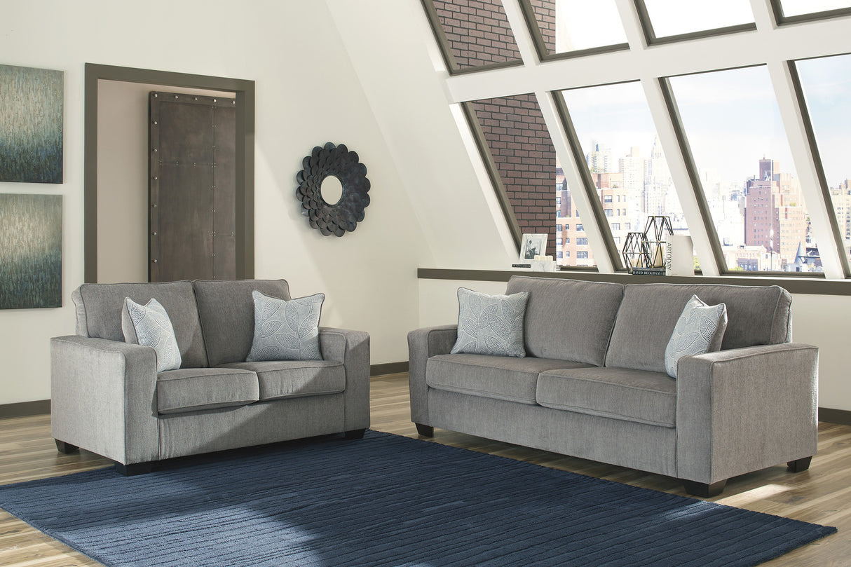 Altari Living Room Set In Alloy