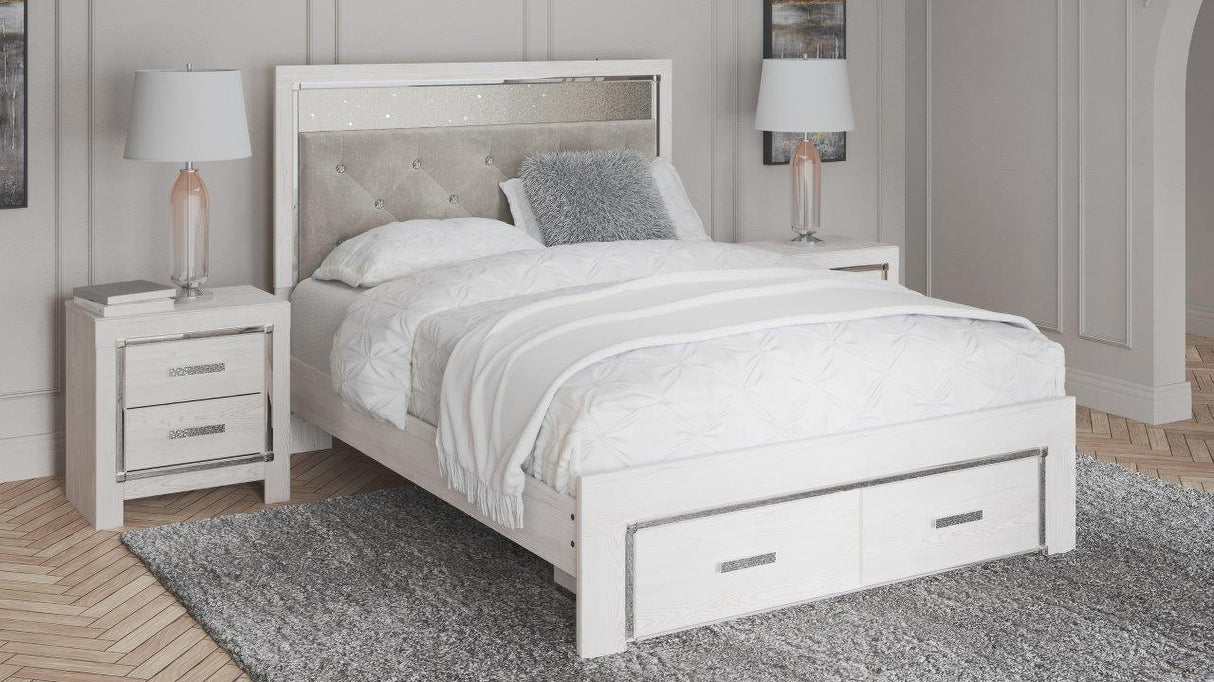Altyra Panel Bedroom Set In White
