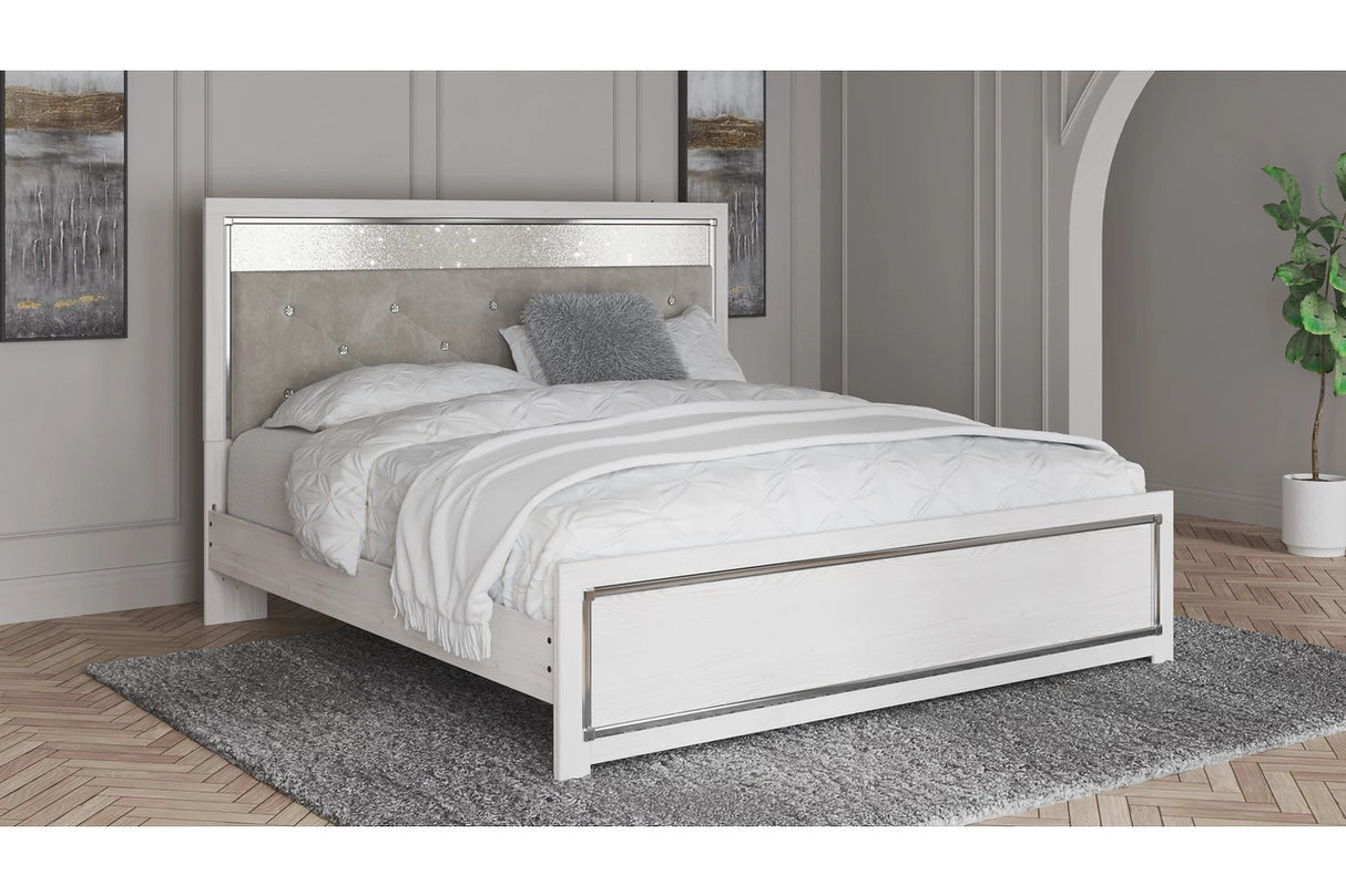 Altyra Panel Bedroom Set In White