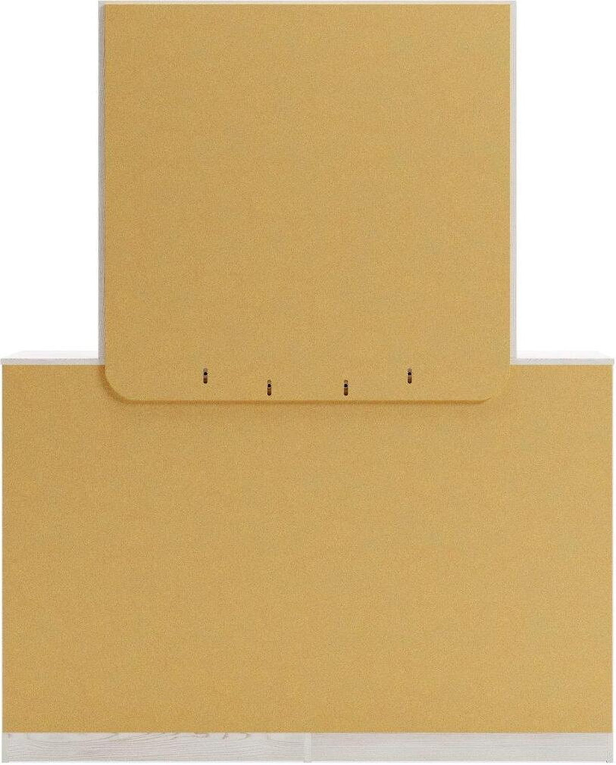 Altyra Panel Bookcase Bedroom Set In White