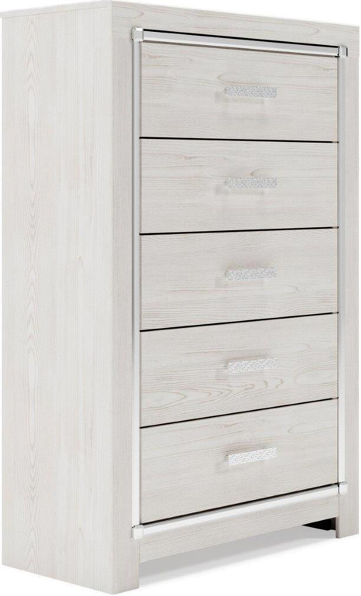 Altyra Panel Bookcase Bedroom Set In White