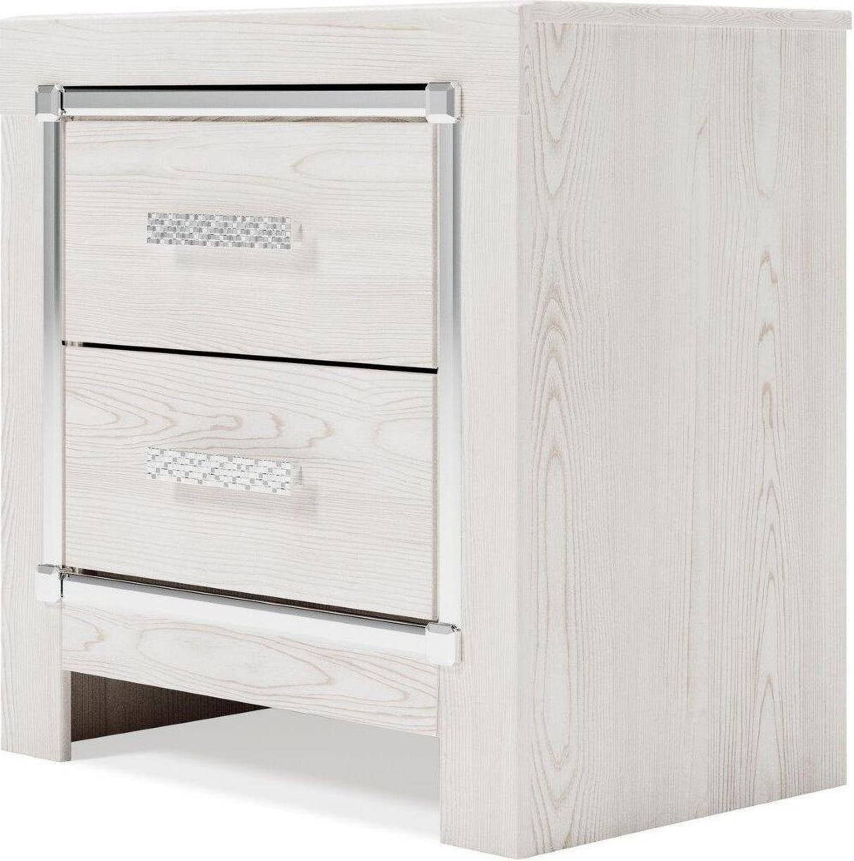 Altyra Panel Bookcase Bedroom Set In White