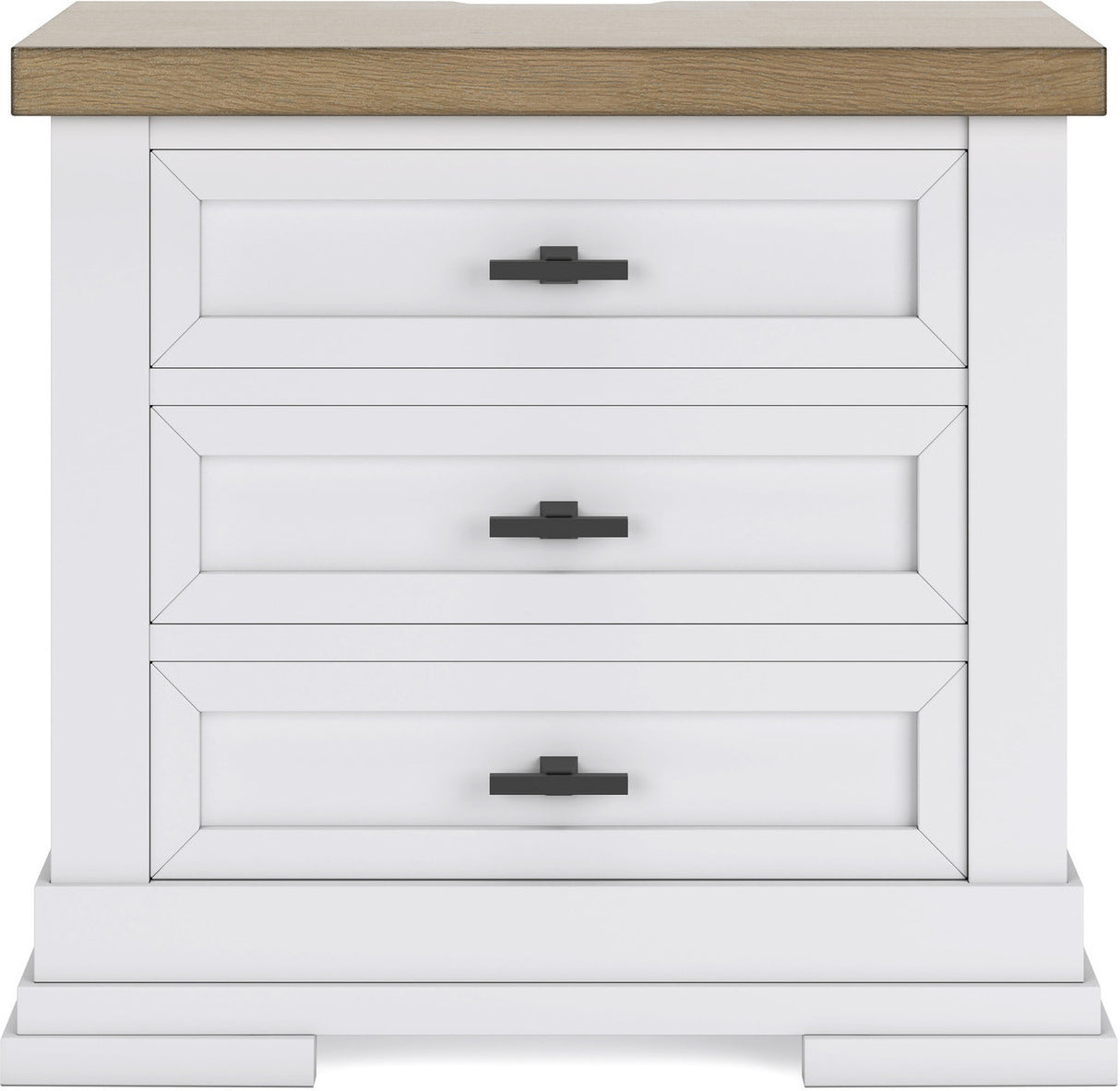 Ashbryn White And Natural Panel Storage Bedroom Set