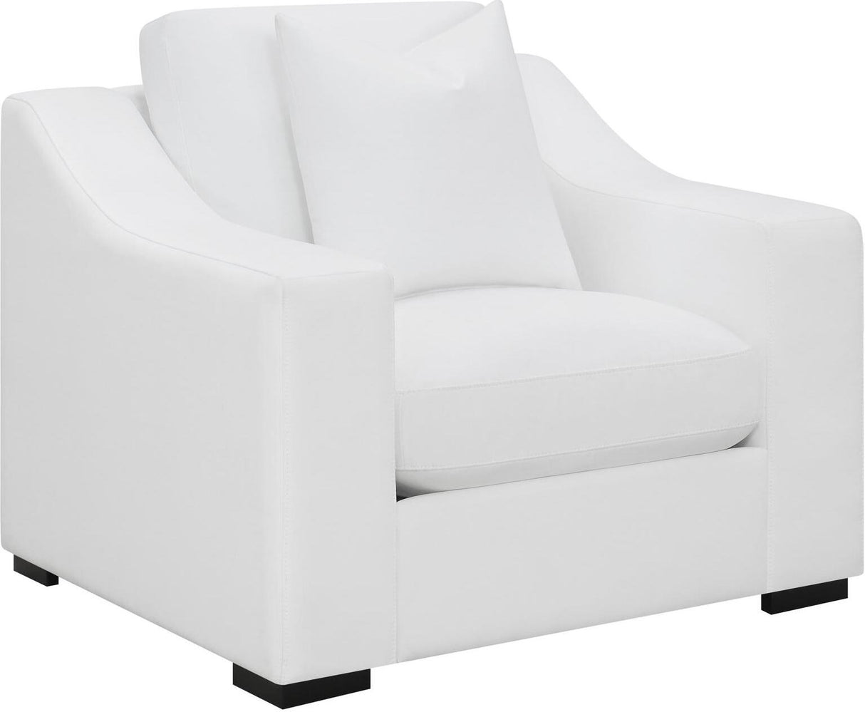 Ashlyn White Upholstered Living Room Set