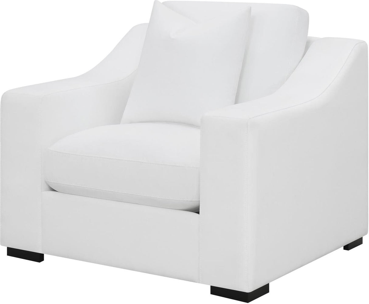 Ashlyn White Upholstered Living Room Set