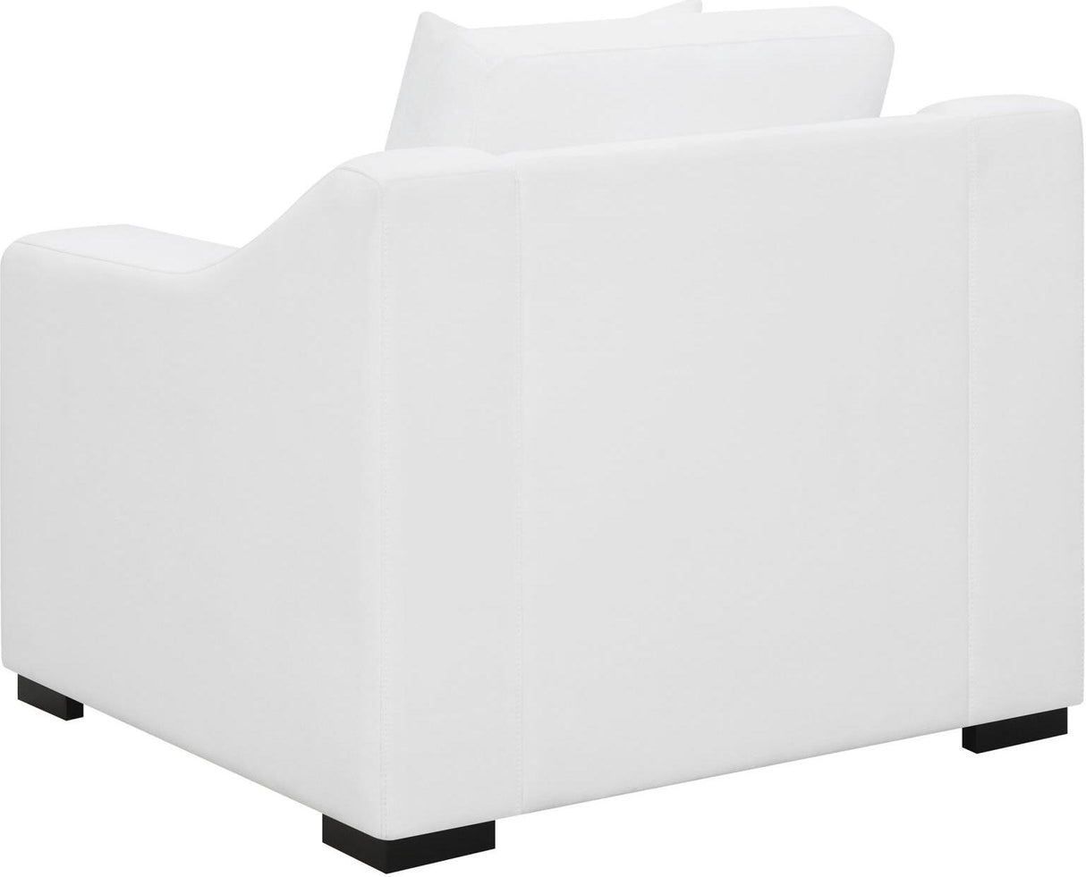 Ashlyn White Upholstered Living Room Set