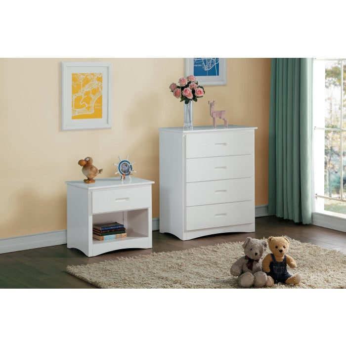 Galen White Nightstand