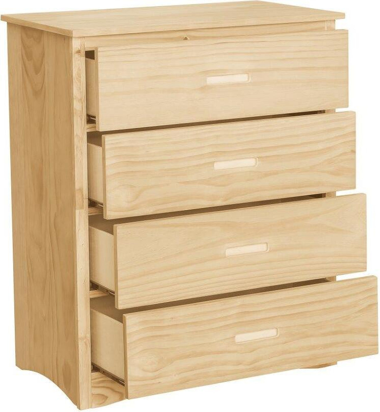 Bartly Natural Pine Youth Bookcase Bedroom Set