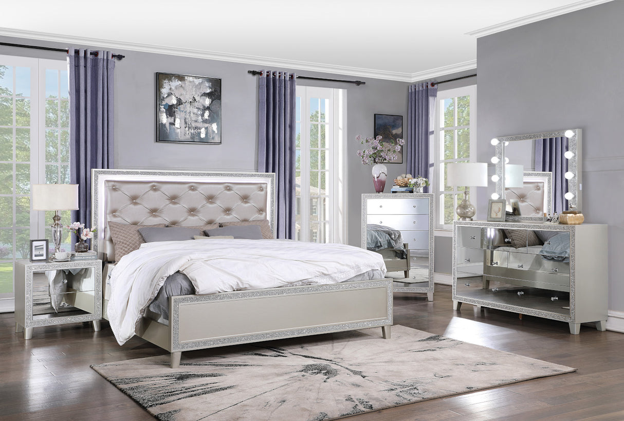 Sliverfluff Mirrored & Champagne Finish Mirror