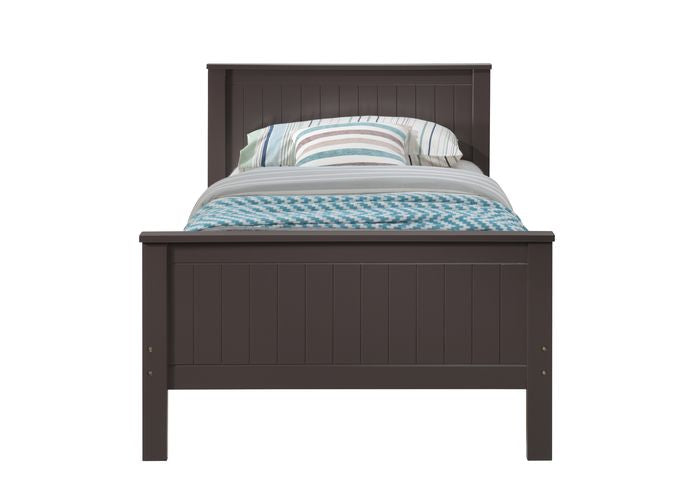 Bungalow Chocolate Finish Twin Bed