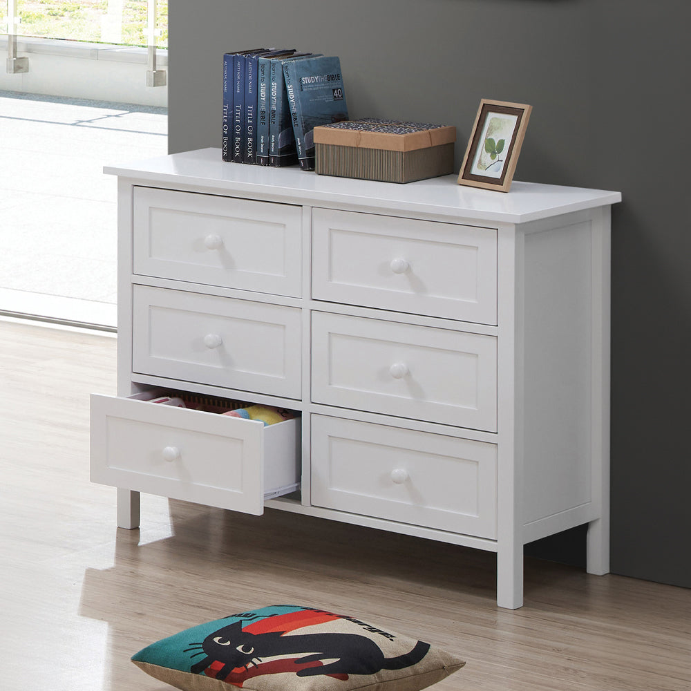 Iolanda White Finish Dresser